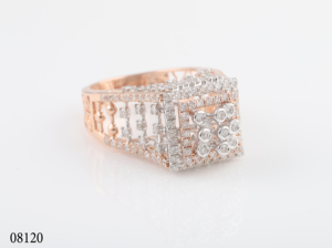 แหวนแต่งงานเพชรทรงกลมหรูหราสำหรับผู้หญิง ชุบทอง 14k/18k ได้รับการรับรองจาก IGI เหมาะสำหรับงานปาร์ตี้ - Product Image 3