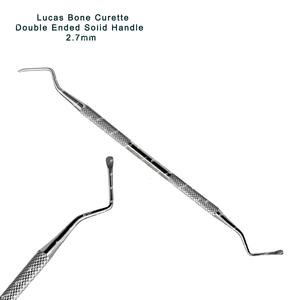 Cureta Dental Manual Lucas de Alta Calidad con Certificación CE, 2.7mm, Doble Punta, Instrumentos Quirúrgicos Afilados, Grado A+, Clase I, al por Mayor - Product Image 5