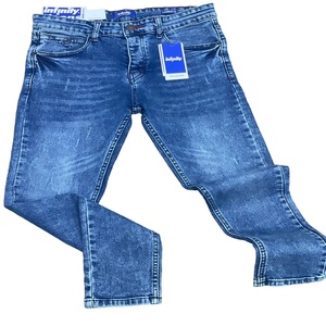 Pantalones vaqueros personalizados a precio de fábrica con etiqueta y tamaños aptos para rasgar lavados con ácido con calidad superior y cómodos - Product Image 5