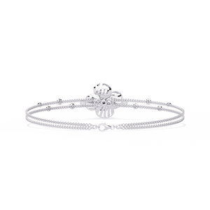 Magnifique bracelet et jonc en or 18 carats avec diamants de laboratoire, bijoux luxueux - Product Image 1