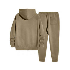 Chándal atlético de algodón con logotipo personalizado de alta calidad para hombre, chándal transpirable para correr, Sudadera Plus XXL con capucha, venta al por mayor para correr - Product Image 2