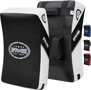 Wholesale Customizable PU Leather EVA Foam Durable Eco-Friendly Kickboxing Target Pad MMA Muay Thai <b>Kick</b> <b>Shield</b> Farabi SPORTS - Product Image 1