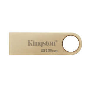 การ์ดหน่วยความจำ Kingston DTSE9G3/512GB รุ่นใหม่ สีทอง พร้อมแฟลชไดรฟ์ขนาด 1TB วัสดุโลหะและพลาสติก สำหรับเก็บเพลง - Product Image 1