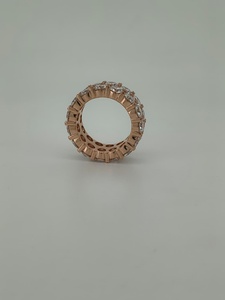 Bague en or 10 carats avec diamants de laboratoire VVS VS EF, style hip-hop, pour homme et femme, bijoux fins, sertie de diamants - Product Image 5