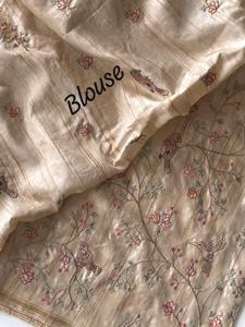 Nouvelle arrivée dernière tenue de créateur attrayant incroyable métier à tisser pur Tussar avec broderie Saree fabrication de Surat à vendre - Product Image 6