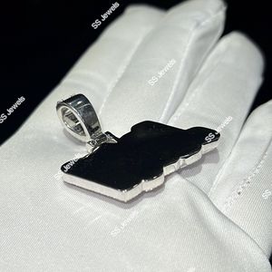 VVS1 Pendentif lettre diamant cultivé en laboratoire personnalisé CVD HPHT Iced Hip Hop unisexe breloque cadeau d'anniversaire pendentif bustdown bijoux hip hop - Product Image 4