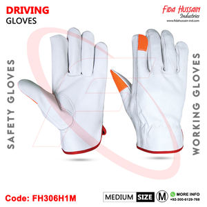 Guantes de conducción de conductor de camión de cuero de piel de cabra para uso diario 2025 Guantes de conductor al por mayor Guantes de cuero de Pakistán - Product Image 4