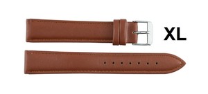 Correa de reloj de cuero marrón de 8mm y 24mm de alta calidad, pulsera artesanal de acero clásico, accesorios para relojes como 670 XL - Product Image 5