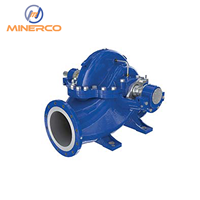 Pompe à incendie haute pression en fonte Minercos OEM, entraînée par un moteur électrique de 750 kW, pour l'industrie minière, débit de 1000 m³/h