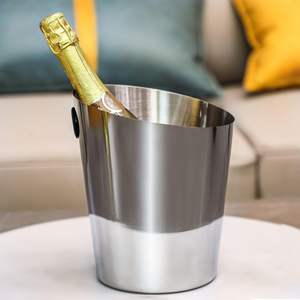High Quality Stainless Steel <b>Ice</b> <b>Bucket</b> <b>Gold</b> Plating Custom Size Wine Beer Whiskey Drinks Beverage <b>Bucket</b> Wine Cooler Bar Deco - Product Image 6