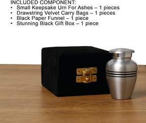 Mini urnes souvenir en aluminium les plus vendues souvenir funéraire de conception classique fabriquée en Inde - Product Image 3
