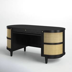 Handcrafted Luxury Modern Solid Mango Wood <b>Sideboard</b> Wooden Rattan Cane Multi-Purpose Dining <b>Kitchen</b> Living Room Furniture - Product Image 2