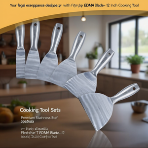 Spatola Premium in Acciaio Inossidabile con Lama Flessibile EDMA - Utensile da Cucina da 12 Pollici - Product Image 3