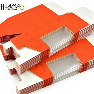 Caja de exhibición naranja para figuras de acción y modelos, caja de papel con logotipo personalizado, embalaje para coleccionables y juguetes transfronterizos - Product Image 4