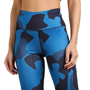 Mallas deportivas de alta calidad para mujer, mallas deportivas personalizadas de compresión suave de cintura alta, mallas de Yoga de secado rápido para mujer - Product Image 4