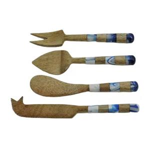 Ensemble de fromage en bois au design moderne de qualité standard avec ensemble d'outils à fromage en bois de forme et de taille personnalisées - Product Image 2