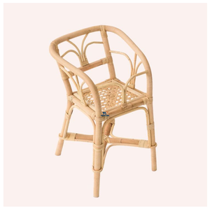 Meilleur prix nouveau Design rotin et osier fait à la main enfants semblant jouet haute alimentation chaise poupée meubles nouveau Style enfants cadeau - Product Image 1