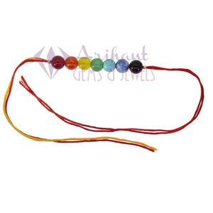 NOVAMART Fine Arihant <b>Gems</b> Multicolour 7 Chakra Energetic Healing Crystal <b>Bracelet</b>/Rakhi for Brother/Bhai/Bhaiya/Bro Natural Sto - Product Image 2
