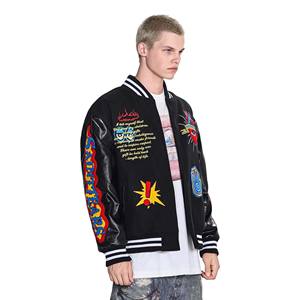 เสื้อแจ็คเก็ตผ้าแคนวาสไซส์พิเศษสำหรับผู้ชายปกตั้ง - Product Image 4