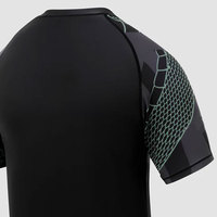 Bjj rash guard en gros bjj spandex personnalisé sublimation Rash guard manches courtes bjj rash guard pour hommes avec logo personnalisé