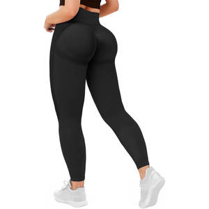 Pantalon d'entraînement taille haute doux et extensible à séchage rapide personnalisé Leggings décontractés pour la salle de sport et le yoga pour femmes - Product Image 1