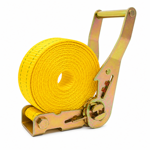 Truck Load Restraint Ratchet Tie Strap Polyester 38mm 1500kg High Tensile CE Certified Provina <b>Cargo</b> Transportation Custom - Product Image 4