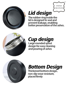 Urne funéraire en métal faite à la main de style américain de haute qualité pour les cendres humaines prix de gros fournitures funéraires - Product Image 6