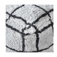 Pouf ottoman en coton imprimé antistatique fait main, coussin de sol, repose-pieds, siège, décoration de salon, tabouret, personnalisable pour mariage