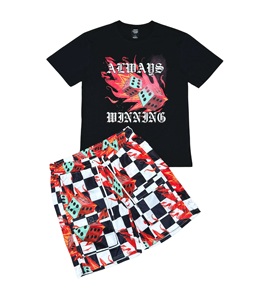 Dernier modèle de survêtement décontracté pour jeunes adultes ensemble d'été à la mode unisexe OEM personnalisé en tissu respirant à séchage rapide - Product Image 1