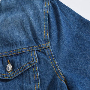 แจ็กเก็ตยีนส์บุผ้าเชอร์ปาสำหรับผู้ชายใส่สบายเสื้อแจ็กเก็ตสำหรับใส่สบายและอากาศเย็นมีสไตล์สำหรับฤดูใบไม้ร่วง - Product Image 4