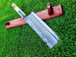 Cuchillo de Cocina Tipo Cleaver de Acero al Carbono Hecho a Mano con Mango de Madera para Uso en la Cocina, Regalos de Aniversario y Navidad - Product Image 2