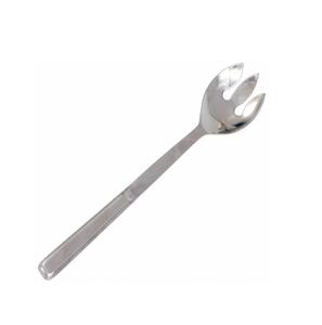 Juego de Ensaladera de Acero Inoxidable Martillado Pulido con Cuchara y Tenedor, Vajilla Ecológica - Product Image 3