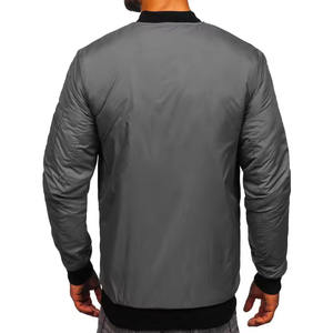 Chaqueta de bombardero de invierno para hombre al mejor precio de fábrica directa, tela de lona de último diseño impresa personalizada - Product Image 3