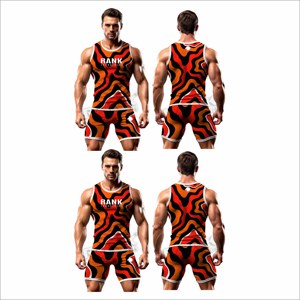 ชุดรัชการ์ดผู้ชายคุณภาพดี แห้งเร็ว ผลิตจากผ้าสแปนเด็กซ์และโพลีเอสเตอร์ ชุดกีฬา - Product Image 6