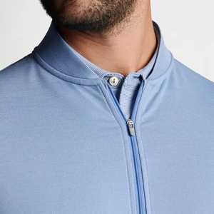 Custom <b>Men's</b> Half Zip Training <b>Top</b> <b>Long</b> <b>Sleeve</b> Funnel Neck <b>Gym</b> Shirt for Sports High Quality Oversized Fit - Product Image 4