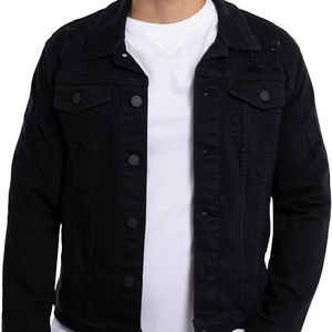 Chaqueta Vaquera Vintage con Logotipo Personalizado, Unisex, Informal, 100% Algodón, Transpirable, Diseño Estampado Ecológico, Hecho en Pakistán - Product Image 2