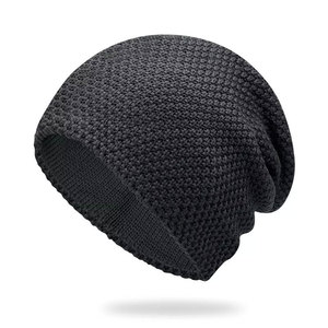 Gorro de Punto Sólido para Hombre y Mujer, Gorro Cálido de Invierno y Otoño, Gorro de Punto Elástico Suave, Gorros Unisex Clásicos para Clima Frío - Product Image 3