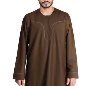 Ropa Islámica para Hombre, Túnica Masculina, Jubbah, Venta al por Mayor, Poliéster, Ropa Islámica de Calidad Pura, Venta Directa de Fábrica - Product Image 5