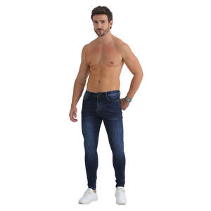 Men's High Quality Distressed Colored Zipper Classic Straight <b>Stretch</b> Loose Denim Softener Light High Street <b>Jeans</b> Plus Size - Product Image 5