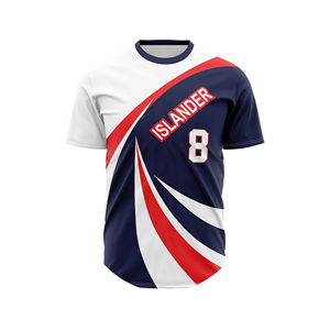 Meilleur tissu de performance de conception moderne maillot de baseball à col rond sublimé personnalisé maillots de vêtements de sport durables respirants imprimés - Product Image 1