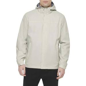 Veste de pluie pour hommes de Style High Street personnalisable 450g revêtement en toile respirant à capuche imperméable pour le printemps en plein air nouveauté - Product Image 5