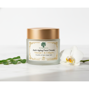 Crème visage anti-âge nourrissante 50 ml, formule naturelle, effet tenseur, anti-rides, OEM, marque privée, soin du corps, Italie, RedMoringa - Product Image 1