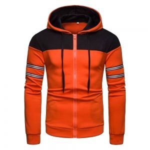 Sudadera con capucha unisex de algodón con estampado de logotipo personalizado Sudadera con cremallera de moda para invierno 100% Material de algodón - Product Image 2