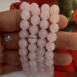 Best Selling <b>Rose</b> Quartz <b>Bracelet</b> Wholesale Crystal Crafts <b>for</b> <b>Women</b> Jewelry <b>Rose</b> Quartz <b>Bracelet</b> <b>for</b> Export - Product Image 4