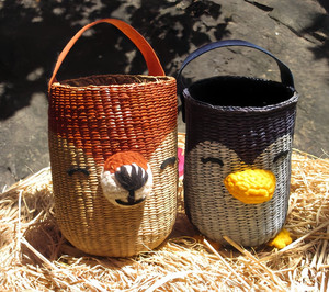 Animal Funny Seagrass Basket Best Selling 2024 Baby Basket Cesta de almacenamiento Contenedores de almacenamiento - Product Image 6