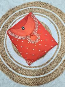 Vestido Anarkali de mezcla de seda de diseñador para mujer, ropa de fiesta tradicional, conjunto de traje Salwar con elegante Dupatta - Product Image 6