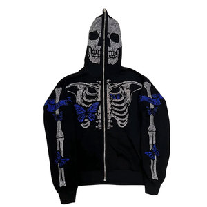 Sudaderas con cremallera de cara completa para hombre de calidad superior Nuevo estilo de lana sólida para invierno Alta fabricación - Product Image 1