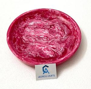 Nouveau Design Résine Artisanat Assiettes Classique Élégant À La Main En Gros Résine Assiettes De Service Nouvelle Arrivée Au Prix De Gros Plateaux - Product Image 5