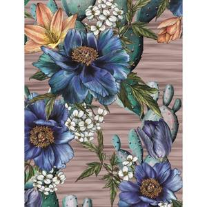 Bedding Sets Pure Cotton Fabric Sateen Beige Digital <b>Printing</b> Made in Italy <b>Fitted</b> <b>Sheet</b> 2 Pillowcases Customizable - Product Image 2