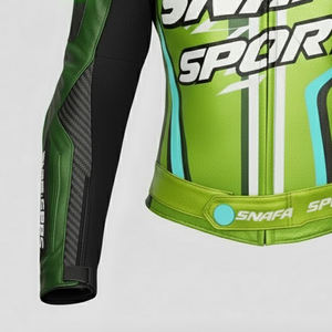 Chaqueta de Cuero para Motociclista con Logotipo Personalizado, Estilo Europeo, Hecha en Pakistán, Chaquetas de Cuero para Motociclistas a Bajo Precio - Product Image 3